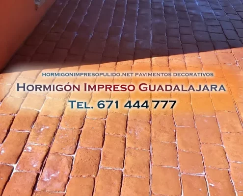 Pavimentos de Hormigon Impreso Guadalajara